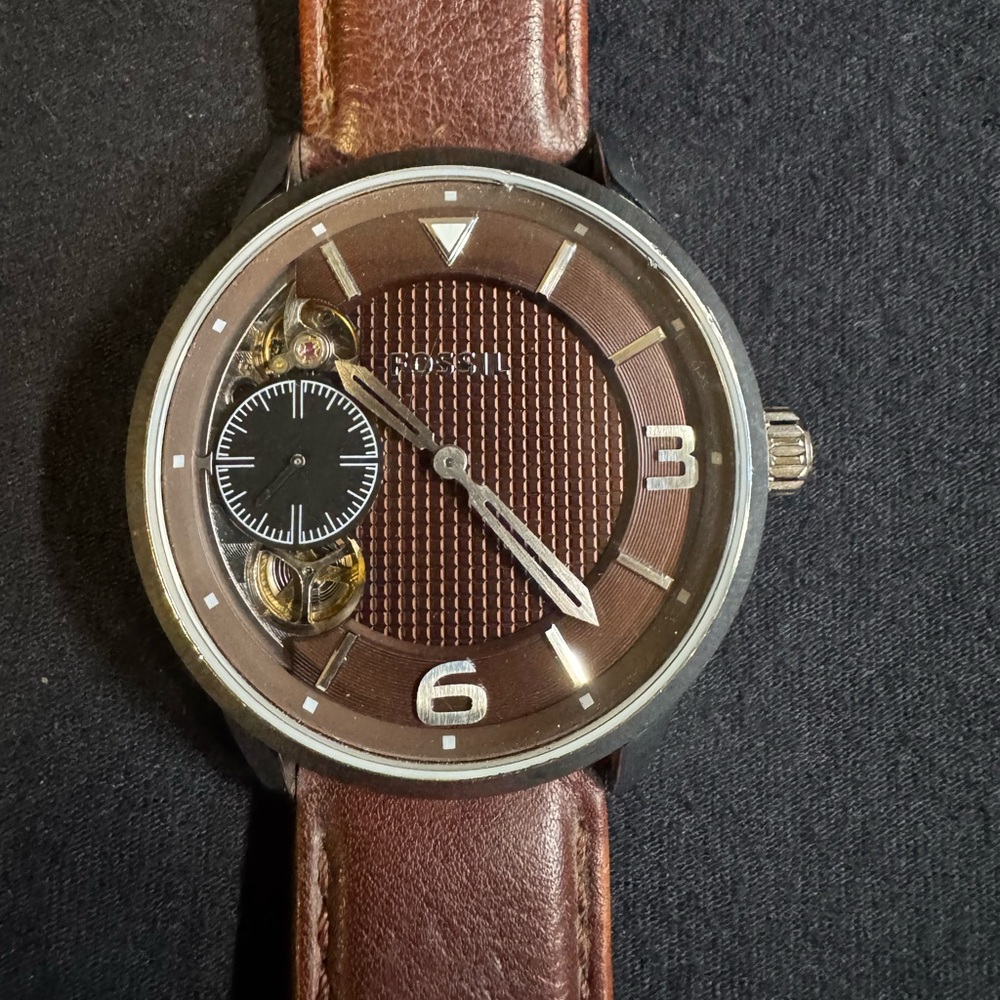 Men’s Fossil ME-1074 Twist Watch With New Battery
